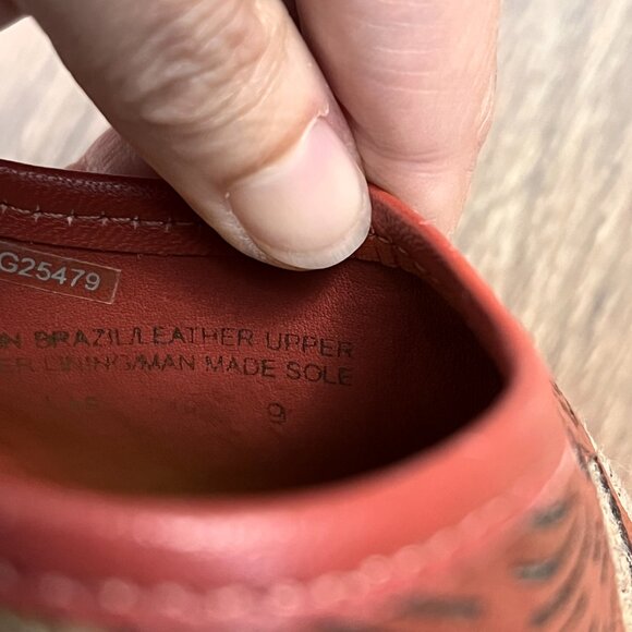 Kenneth Cole Peep Toe Wooden Wedge Clog Backless Heels Sz 9 - Picture 13 of 16